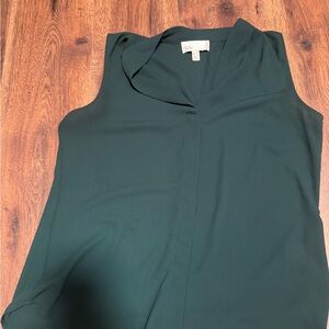 Nordstrom Dark Green Blouse